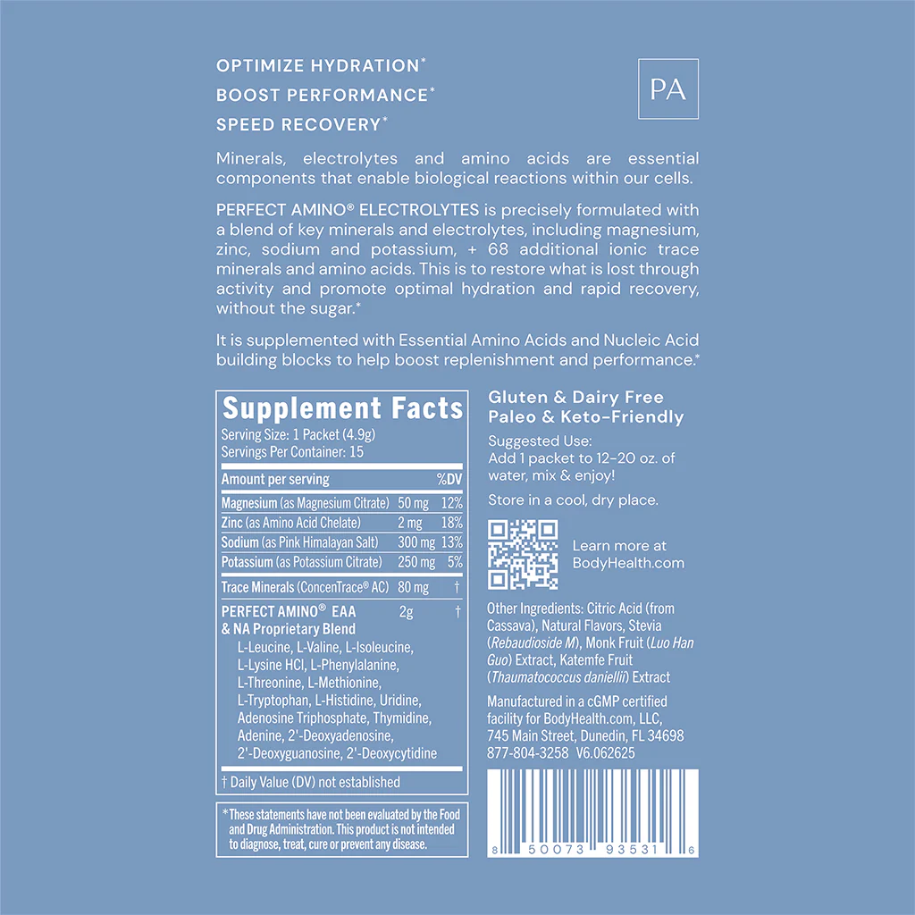 Perfect Amino Electrolytes Travel Packets - Image 12