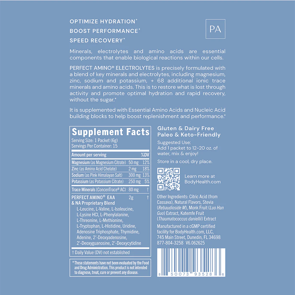 Perfect Amino Electrolytes Travel Packets - Image 16
