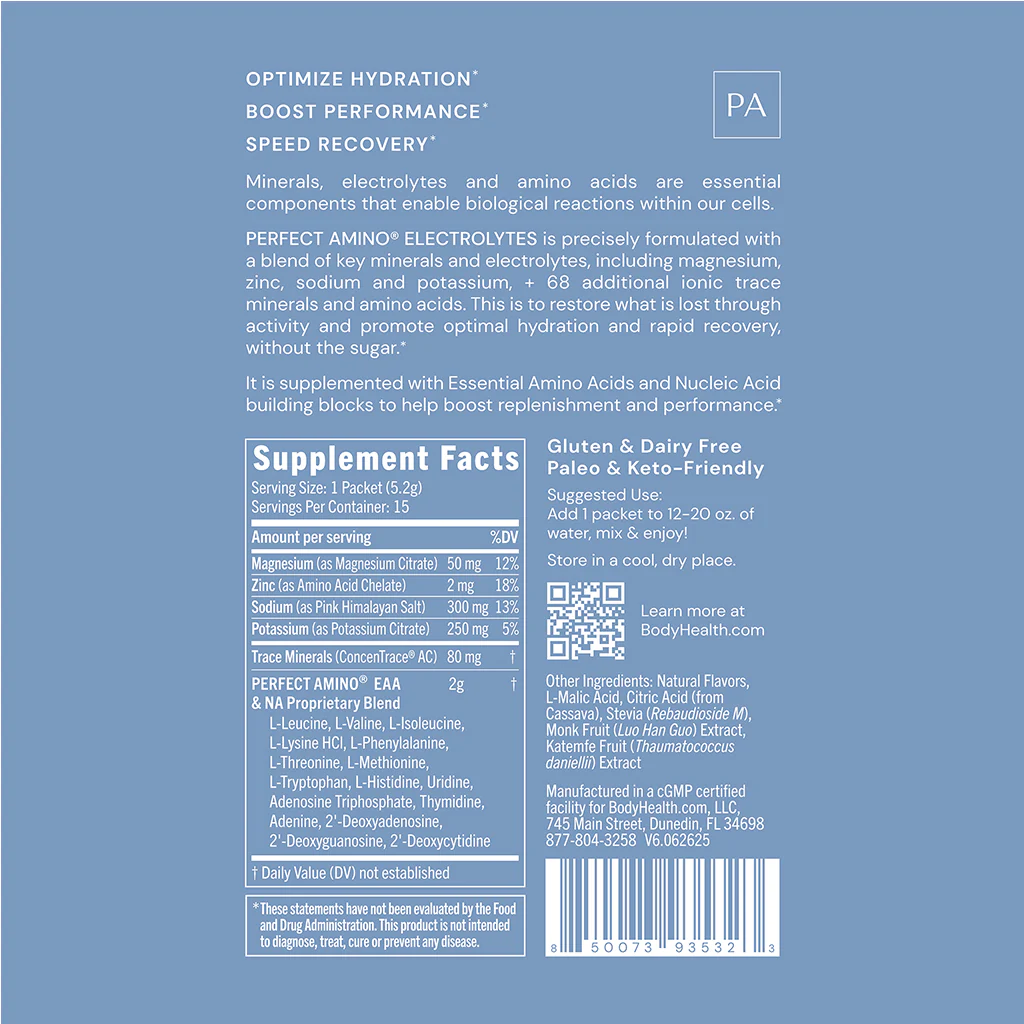 Perfect Amino Electrolytes Travel Packets - Image 24