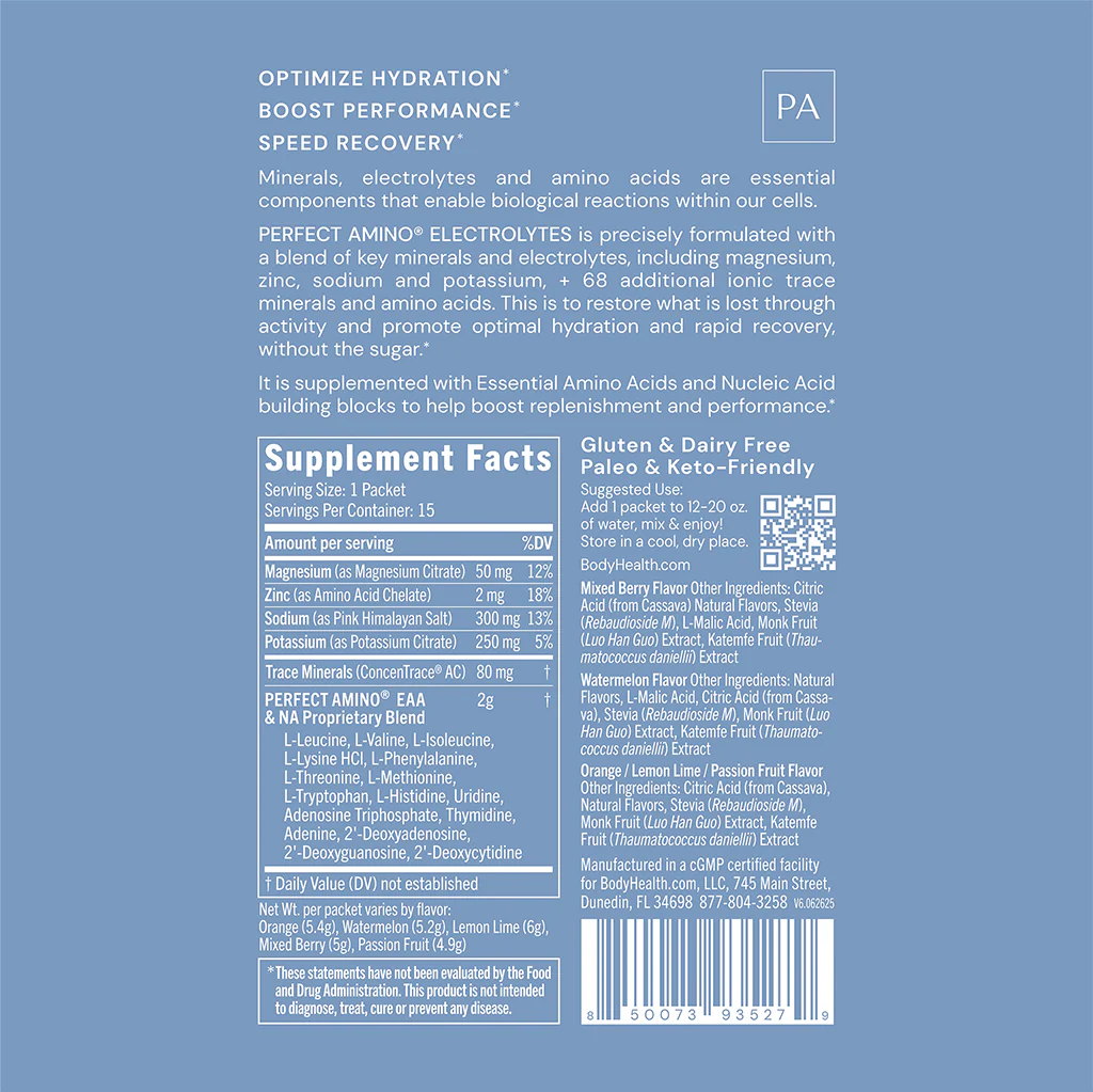Perfect Amino Electrolytes Travel Packets - Image 4